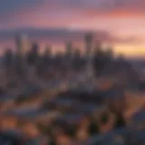 A panoramic view of Seattle's skyline at dusk.