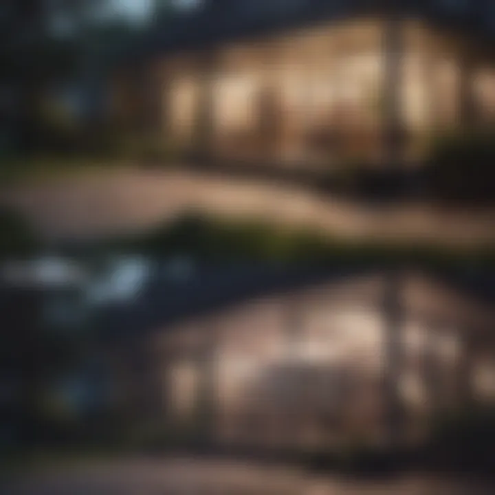 A split image showing benefits of selling vs. renting
