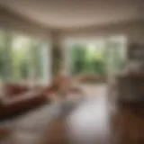 A serene home environment showcasing the option to sell or rent
