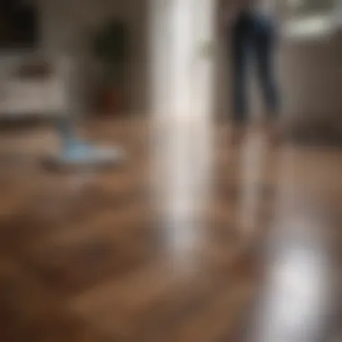 Proper technique for cleaning laminate floors