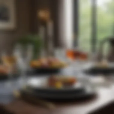 Diverse Table Settings Reflecting Dining Styles A variety of dining styles illustrated through unique table settings
