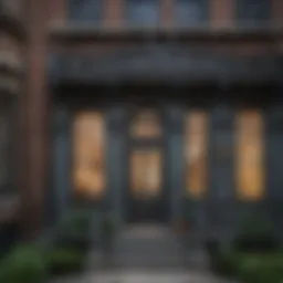 Stunning facade of a historic Chicago home showcasing intricate details and craftsmanship