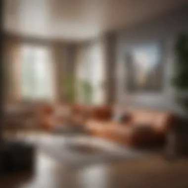 Innovative Space Optimization Techniques Clever space-saving furniture in a compact apartment
