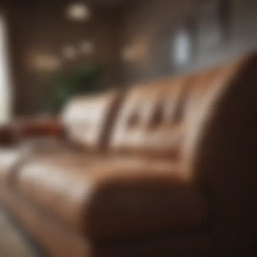 Assessing couch material for effective cleaning