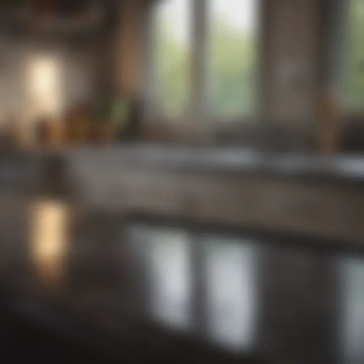 Shining kitchen countertops reflecting a meticulous cleaning routine