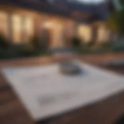 Visual representation of a cash offer agreement in real estate