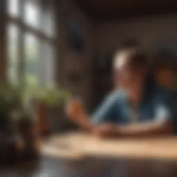 Illustration representing emotional connection