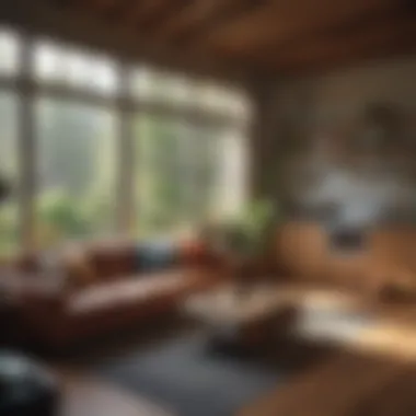 Harmonious Living Arrangements Scene depicting peaceful cohabitation among roommates