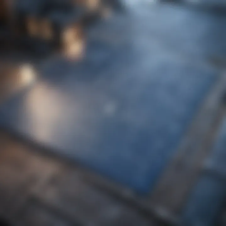 Detailed blueprint showcasing floor measurements