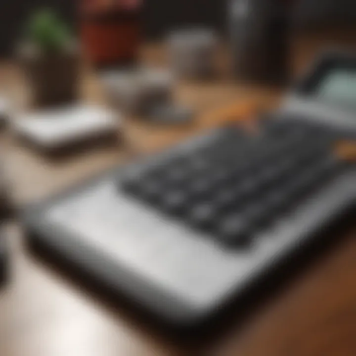 Calculator displaying square footage calculations