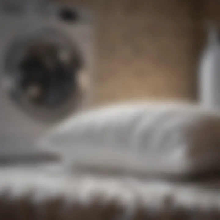 Hygiene tips for washing pillows effectively