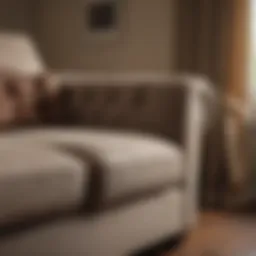 Wet vacuum application on upholstered furniture