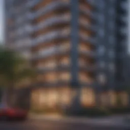 A digital interface showcasing the UW Apartment Finder platform functionalities.