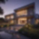 Exterior view of Vineyard House Apartments showcasing modern architecture