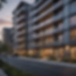 Stunning exterior view of Vivant Woodholme Apartments showcasing modern design