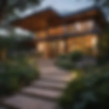 Unique Architecture in Austin Neighborhoods Charming neighborhood with unique architecture and greenery