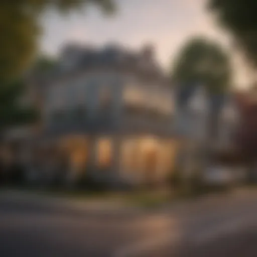 Vibrant street view of a Washington D.C. neighborhood showcasing local architecture and community life.