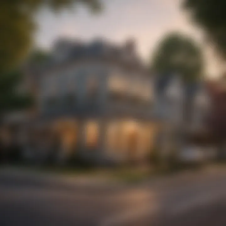 Vibrant street view of a Washington D.C. neighborhood showcasing local architecture and community life.