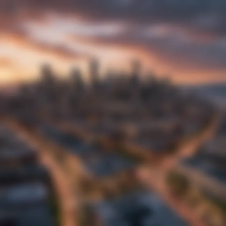 A panoramic view of Seattle's skyline showcasing various neighborhoods.